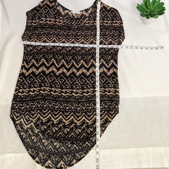 LUSH Loose Fit Sleeveless Aztec Southwestern Print Geometric Pattern Blouse XS - Picture 7 of 7